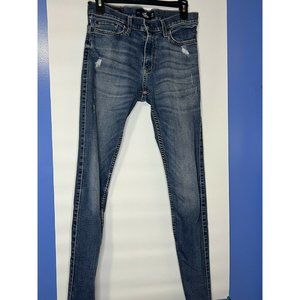 Men's Hollister Size: 30x34 Super Skinny Hollister Advanced Stretch - Light Blue